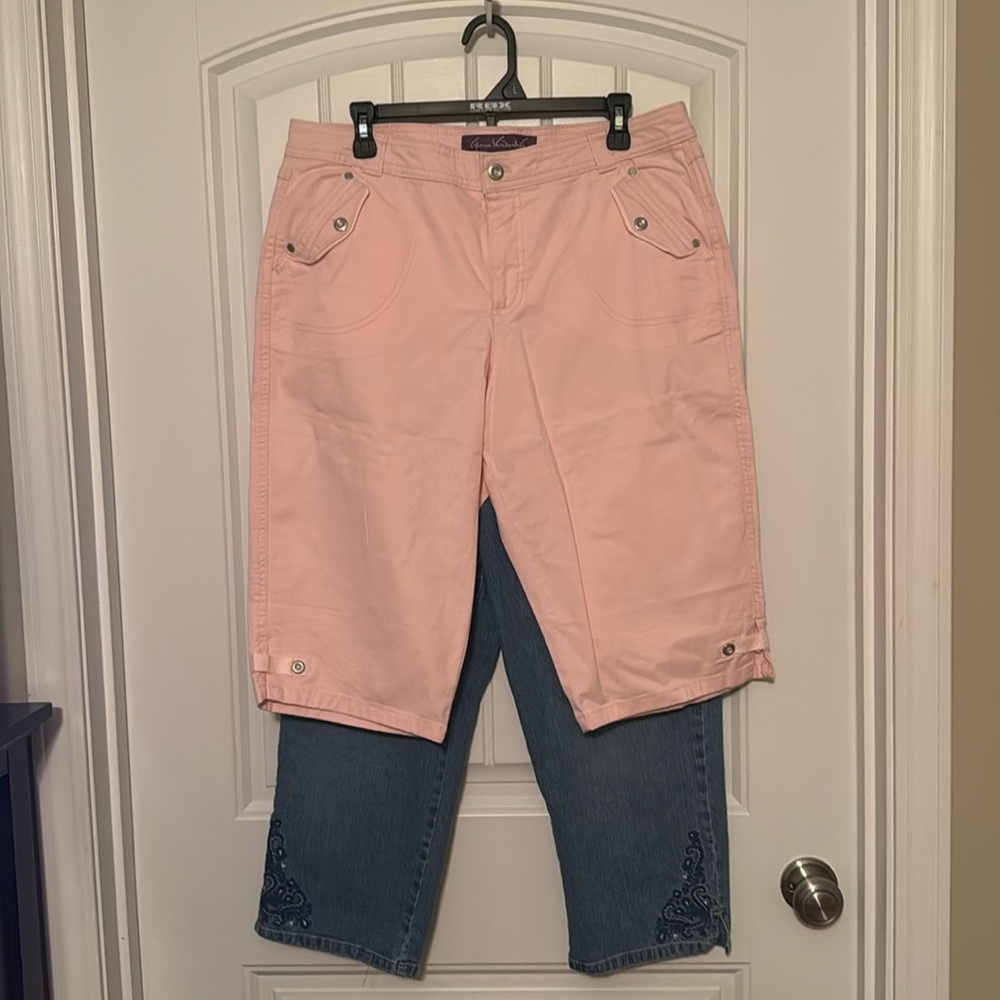 Gloria Vanderbilt capris - 2 pairs
